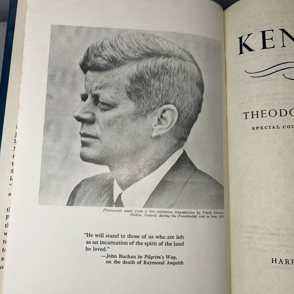 Kennedy by Theodore C. Sorensen 1965 First Edition Hardcover Dust jacket ExLib - Picture 8 of 14